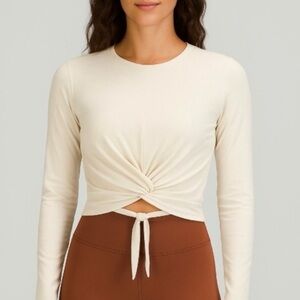 Lululemon front tie shirt